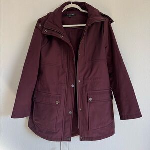 Kenneth Cole Deep Burgundy Utility Jacket